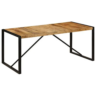 Dining Table Solid Rough  Wood 180  F1G5 • £479.99