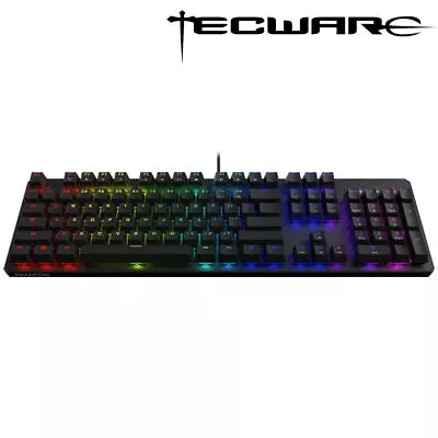 Tecware Phantom 104 RGB Mechanical Gaming Wired Keyboard Outemu Blue Switch • $56.95