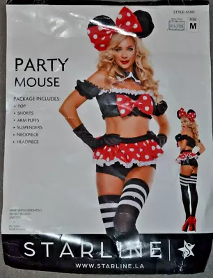 Party Mouse Costume Minnie Mouse Style Medium Halloween Party Role Play • $29.99