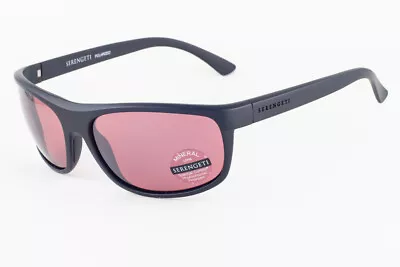 $199 • Buy Serengeti ALESSIO Matte Black / Sedona Polarized Sunglasses 8975 62mm