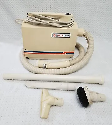 TESTED Vintage Hoover PortaPower Series Portable Vacuum Cleaner Model S1015-075 • $44.99