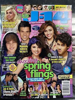 J-14 Magazine APRIL 2010 TAYLOR SWIFT TWILIGHT LADY GAGA RIHANNA • $14.99