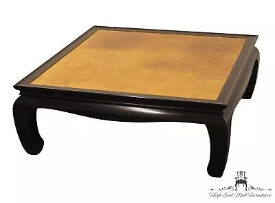 CENTURY FURNITURE Chin Hua Collection Black Asian Chinoiserie 43  Square Acce... • $857.99