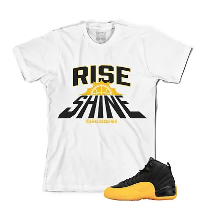 Tee To Match Air Jordan Retro 12 University Gold Sneakers. Rise Tee • $24