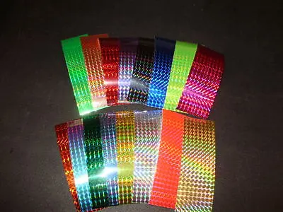 2  X 6  Holo Prism Fishing Lure Tape 15 & 17 Color Variety Packs • $8.75