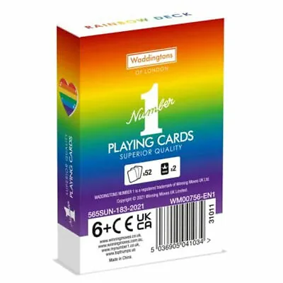 Waddington's No.1 Rainbow Playing Cards • £3.85