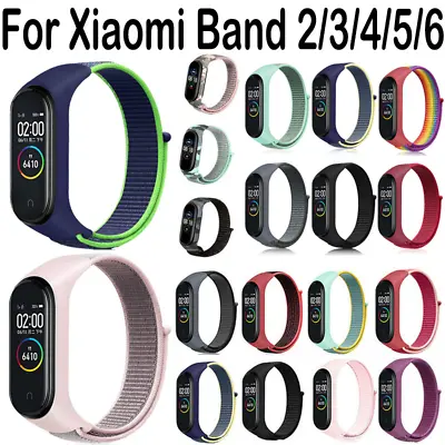 For Xiaomi Mi Band 2/5/6 Nylon Bracelet Watchband Wristband Strap Replacemen • £3.71