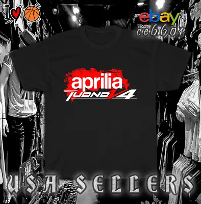 New Tee Fan Bike MV Agusta F4 Ducati Aprilia Logo T-Shirt Biker American T-Shirt • $18.99