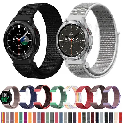 For Samsung Galaxy Watch 3 4 5 6 Gear S3 S2 Active 2 Nylon Loop Strap Watch Band • $6.32