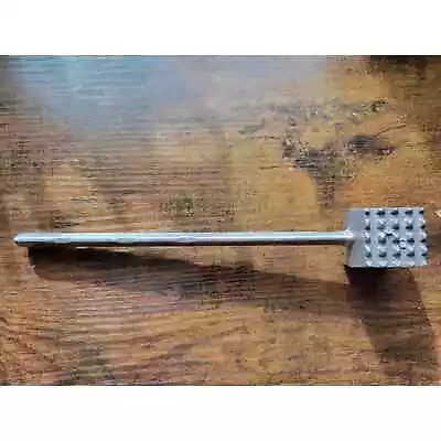 Aluminum 8  Meat Tenderizer - Fine & Coarse Pounder Mallet - Taiwan • $12.99