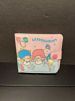 LITTLE TWIN STARS Vinyl Jelly Wallet Bifold Sanrio Original JAPAN 1984 VTG FLAWS • $14.99