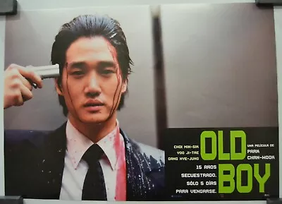 Oldboy Park Chan-wook Min-sik Choi Ji-tae Ju Hye-jeong Kang Lobby Card • $35