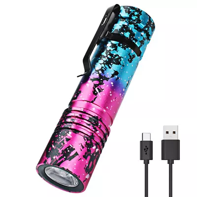 1000LM Camouflage LED Flashlight USB Rechargeable Aluminum Torch Lamp Portable • $34.99