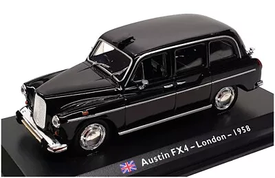 Leo Models 1/43 Scale LEO1 - 1958 Austin FX4 London Taxi Cab - Black • £39.99
