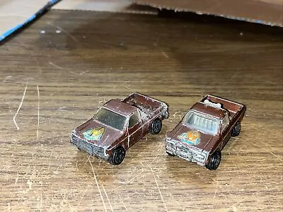 ERTL 1/64 SCALE DIE-CAST 1982 Vintage GMC THE FALL GUY COLT SEAVERS (LOT OF 2) • $3