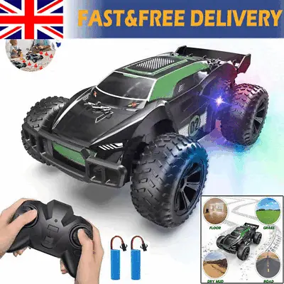 Remote Control Car RC Cars Toy Vehicles 1:18 Scale All Terrain 2WD 2.4 Ghz • £18.90