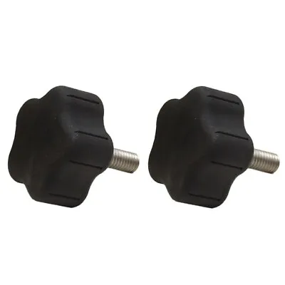 MasterCraft Boat Tower Knobs 40947 | 1 7/8 X 2 1/4 Inch Black (Pair) • $25.10