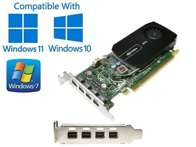 NVidia Quadro NVS 510 2GB PCI-e 4x Mini DisplayPort Low Profile Graphics Card • £29.95