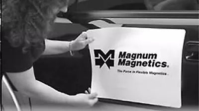   Magnum Mag 12  Width X 12  Sheet 30 Mil. Magnetic Sign Sheet Cars / Crafts • $11.79