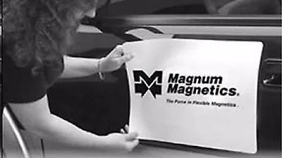 Magnum Mag 12  Width X 8 Ft ROLL 30 Mil. Magnetic Sign Sheet Cars / Crafts • $33.89