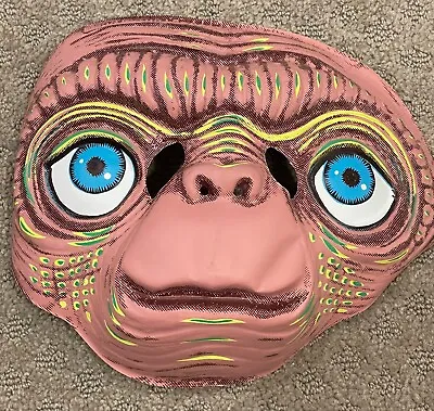Vintage ET The Extra Terrestrial Halloween Mask Outfit Box - Childs Age 4-6 • $65