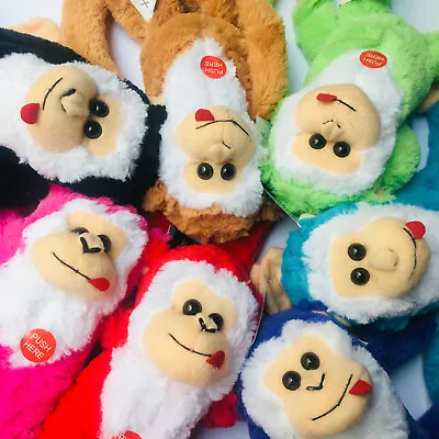 26  Plush Hanging Monkey STUFFED ANIMAL Monkeys Hook Loop HANDS GIFT Toy New • $9.95