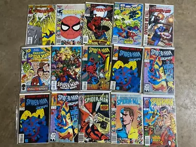 Lot Of 15 Vintage Spider-Man Comic Books By Marvel Comics - Various Series' • $29.99