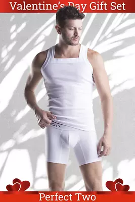 £65 • Buy Unico CASCADA VEST WHITE Cotton. Gift Set