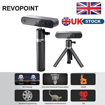 Revopoint INSPIRE 3D Scanner Scanning 18 Fps Scan Speed Support 0.2mm Precision • £329.02