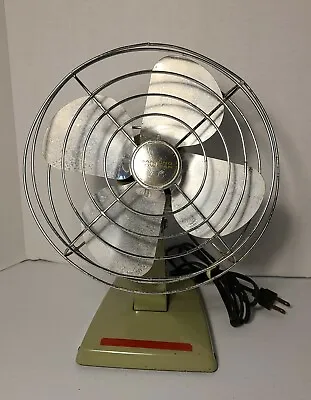 Manning Bowman Electric Fan (085005) Bullet Back 8  Desk Fan Vintage • $54.99