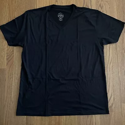 $13.86 • Buy True Classic Premium Quality * V NECK * Tee T Shirt Mens BLACK 2XL XXL