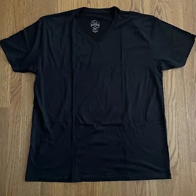 True Classic Premium Quality * V NECK * Tee T Shirt Mens BLACK 2XL XXL • $14.18