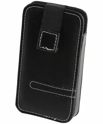 Optus ZTE F286 Universal Vertical Slip-in Leather Pouch With Tab-Latch Flap • $17.95