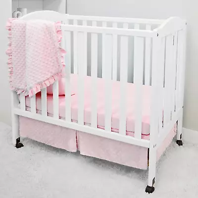 American Baby Company Heavenly Soft Minky Dot 3-Piece 3 Piece Set Pink  • $57.89