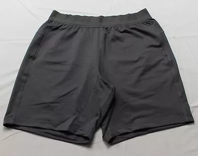 Jockey Men's Performance Knit 7  Inseam Shorts DM3 Magnet Gray Medium NWT • $39.99