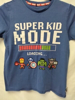 £2.79 • Buy Marvel Gaming T-shirt Boys Aged 11 To 12 Years Blue 