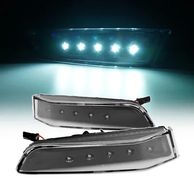 For 2003-2007 INFINITI G35 Coupe Gray Cover Side Marker Lights Lamps LED Pair • $12.99