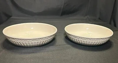 Mikasa Italian Countryside 9 1/4  Pasta Serving Bowls Set Of 2 KT05B Stoneware • $29.99