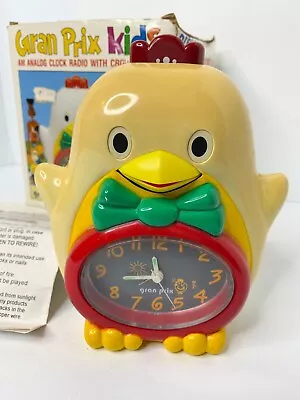 Rooster Alarm Clock Radio Vintage  Gran Prix Model Y0018 • $49.50