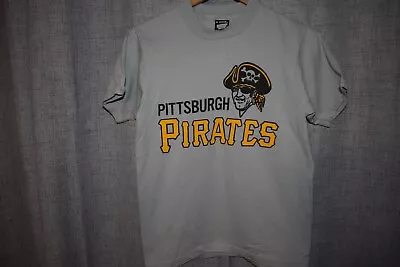 Pittsburgh Pirates Vtg Single Stitch Gray Screen Stars Usa Made T Shirt Small • $6