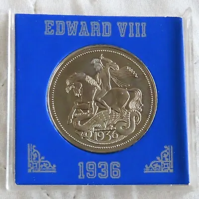 EDWARD VIII 1936 GB PROOF PATTERN PLAIN EDGE CROWN - Cased • £23.95