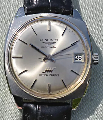 Very Rare Longines Automatic Steel Case Monoblock 1972 With Certified • £777.36