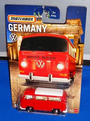 NEW 2024 Matchbox ~ Germany Series ~ 1970 Volkswagen T2 Bus ~ Red ~ VHTF • $5.99