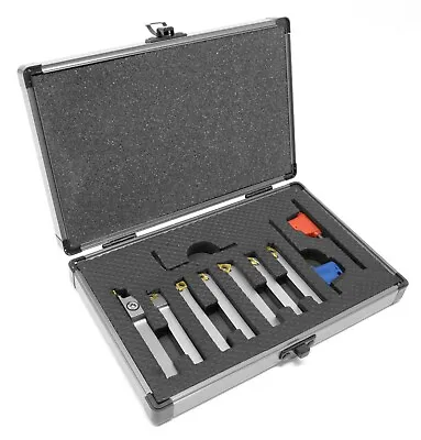 WEN MLA007 7-Piece 5/16-Inch Indexable Carbide-Tipped Metal Lathe Tool Bits • $81.19
