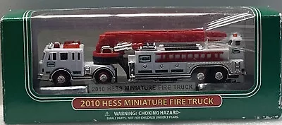 2010 HESS MINIATURE FIRE TRUCK Collectible Great Gift Rescue Worker Toy • $14.50