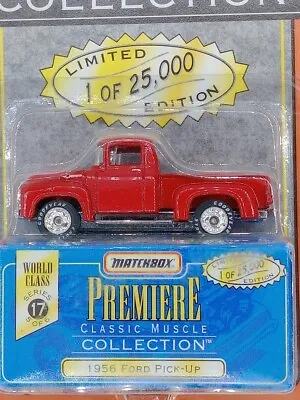 Matchbox Premiere Street Machines Collection 56 Ford Pick Up 33987 ♤50 • $11.39