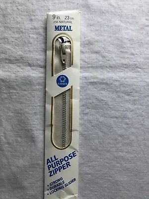 Vintage New J&P Coats Zipper Metal Coil - Choose Color And Length • $2.50