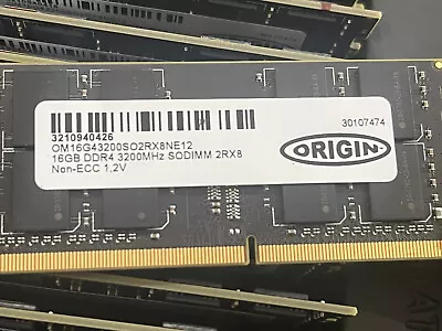 £23.99 • Buy 1 Storage 16GB DDR4 3200MHz SODIMM 2RX8 Non-ECC 1.2V  Ram Memory