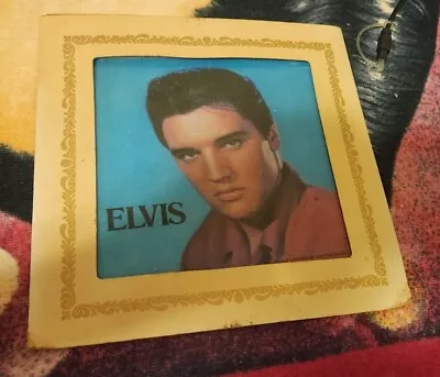 Elvis Presley Glass Picture In Frame  • $6