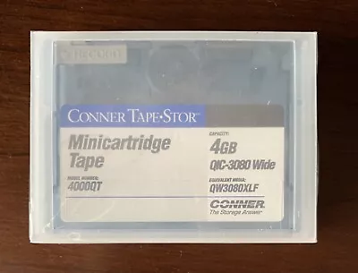 NEW Sealed Conner 4000QT 4GB Data Tape MiniCartridge QIC-3080 Wide QW3080XLF • $15